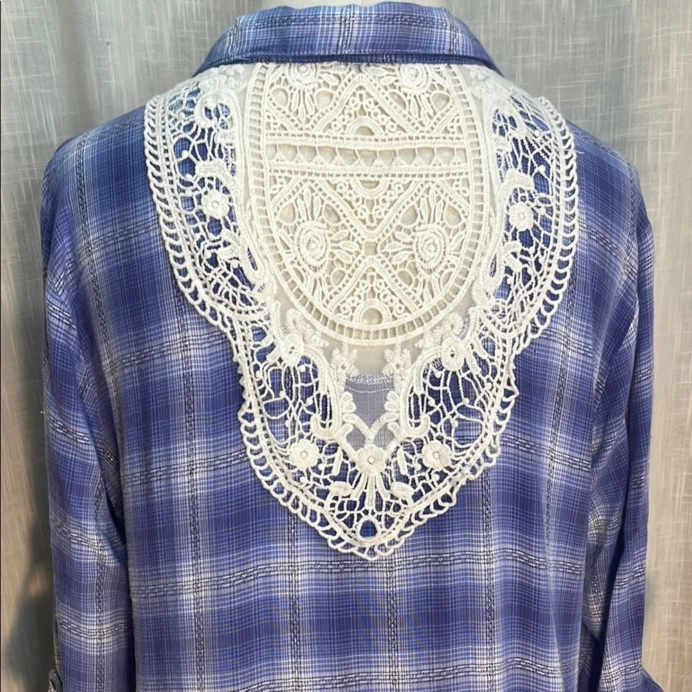 Blue Plaid Men's Shirt‎